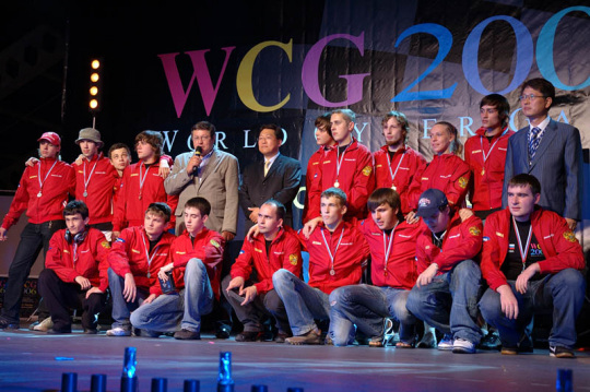 вот такая Российская сборная была представлена на WCG 2006 в Монзе