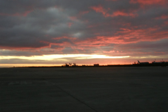 Закат перед вылетом 2