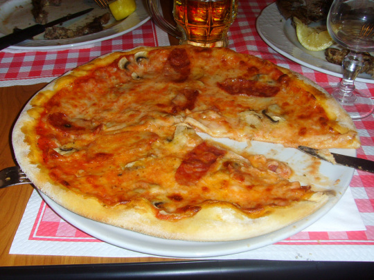 наконец-то, итальянская пицааа...